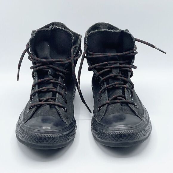 Converse All Star Chuck Taylor black on black high too sneakers - Kids 5 - Picture 5 of 11